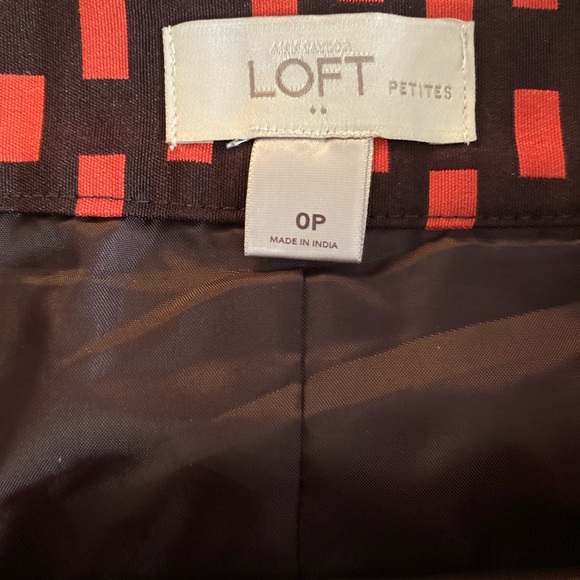 LOFT 0P Print Skirt - Picture 3 of 4